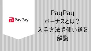 PayPay ボーナスとは？ 入手方法や使い道を解説 (1)